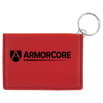 AmorCore - Laserable Leatherette Keychain/ID Holder Thumbnail