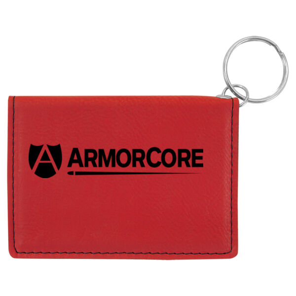 AmorCore - Laserable Leatherette Keychain/ID Holder Thumbnail