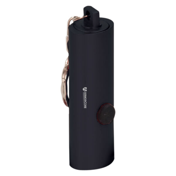 AmorCore - Black 3-LED Laserable Flashlight with Keychain Thumbnail